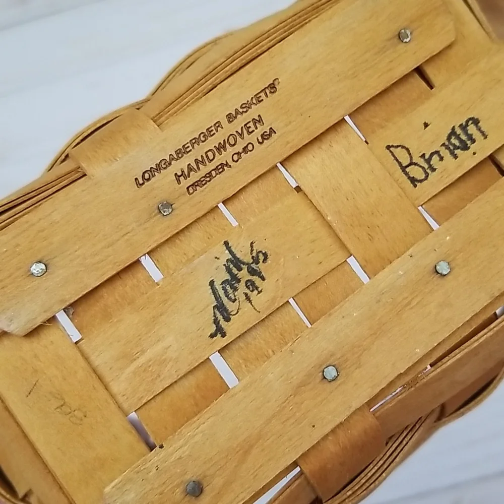 Vintage Longaberger‎ basket handwoven